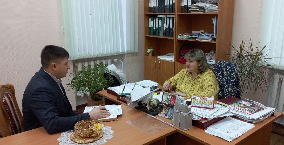 Рабочая встреча с заведующий Отделом образования администрации Шолоховского района