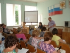 Обучающий семинар с членами УИК в ст. Вешенской преподаватели учебного центра